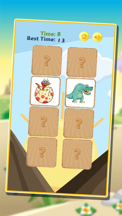 Dinosaur Memory Match - Cards Matching Puzzle Educational Games for Kids screenshot-3