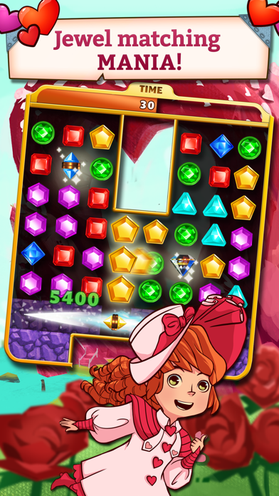 Jewel Mania: Valentine's screenshot 2