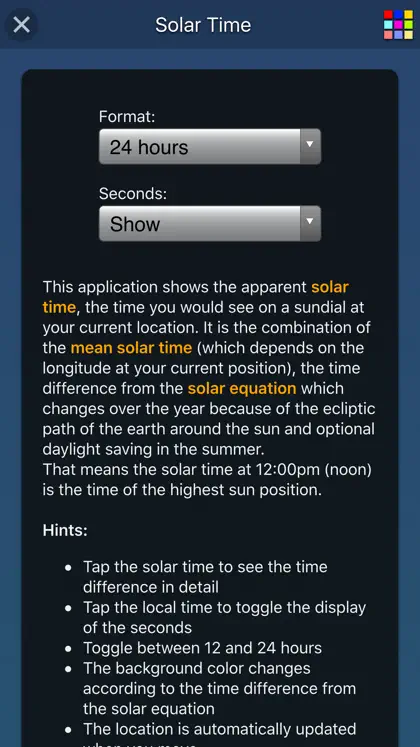 Solar Time screenshot 3 of 5