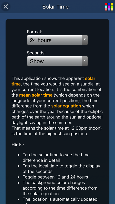 Solar Time App Store screenshot 3