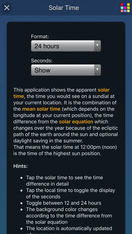 Solar Time screenshot 3 of 5