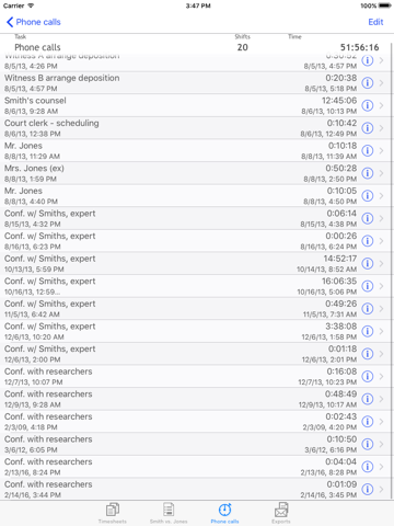 Screenshot #5 pour iPunchclock