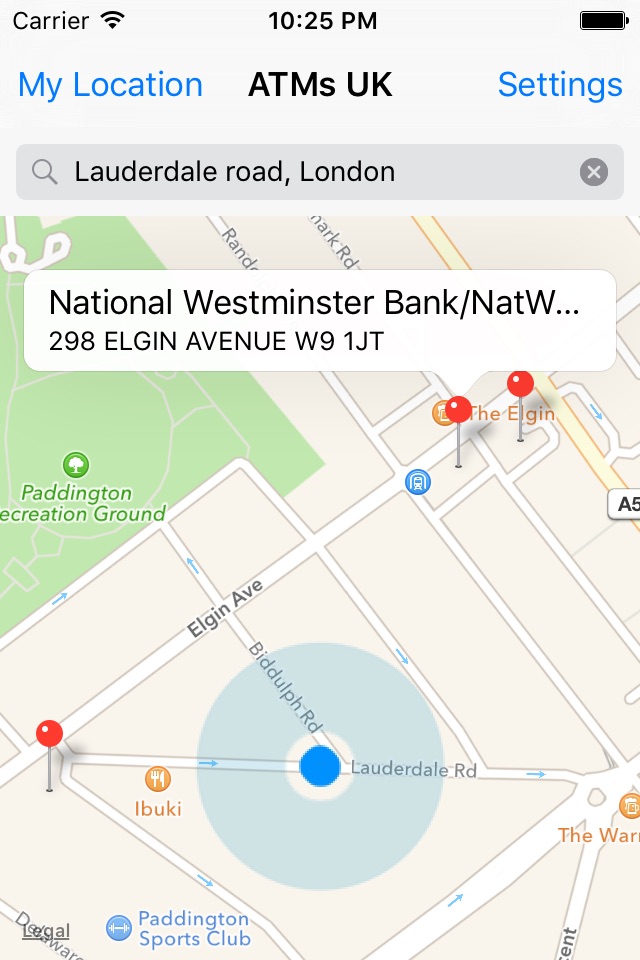 ATMs UK - find the nearest ATM screenshot 4