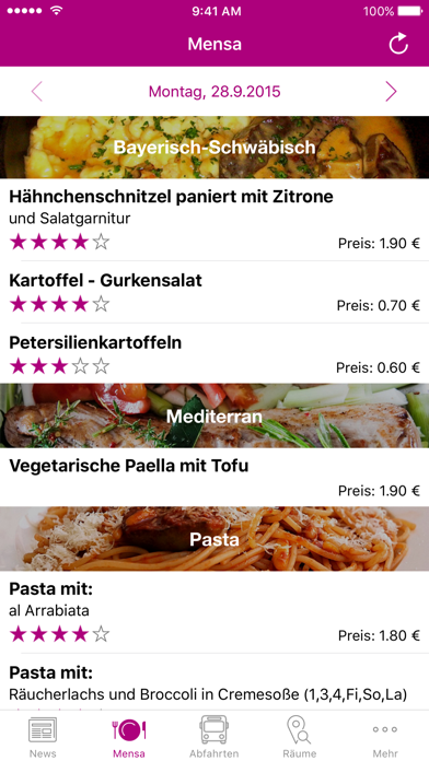 Screenshot #2 pour CampusApp Uni Augsburg