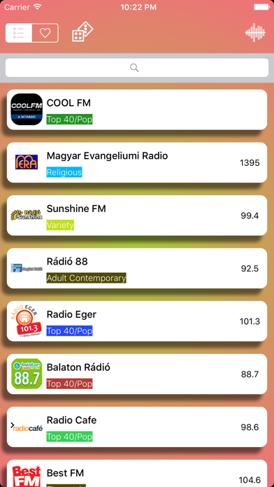 Screenshot #3 pour Hazai Rádiók - Magyar Rádiók - Hungary Radio Live Player (Hungarian, Magyarország rádió , Magyar)