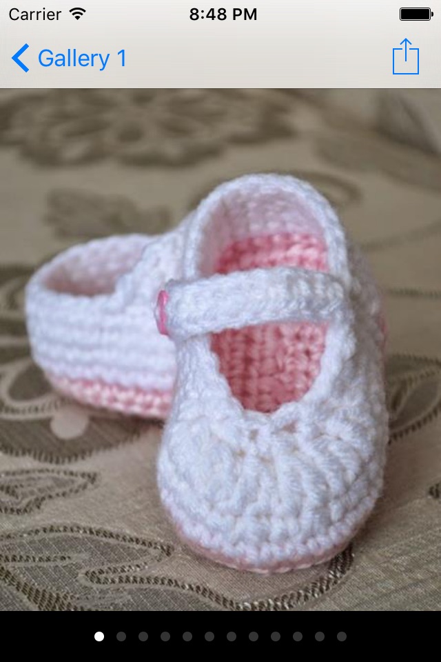 Crochet Baby Booties screenshot 3