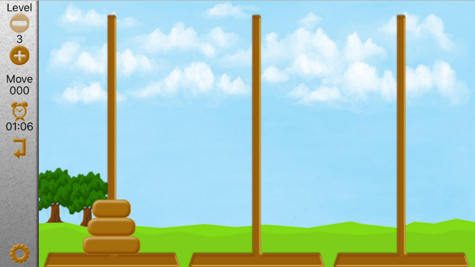 Tower Of Hanoi - Math puzzle (iOS) 由: KARMSOFT Tower Of Hanoi - Math puzzle (iOS) 由: KARMSOFT