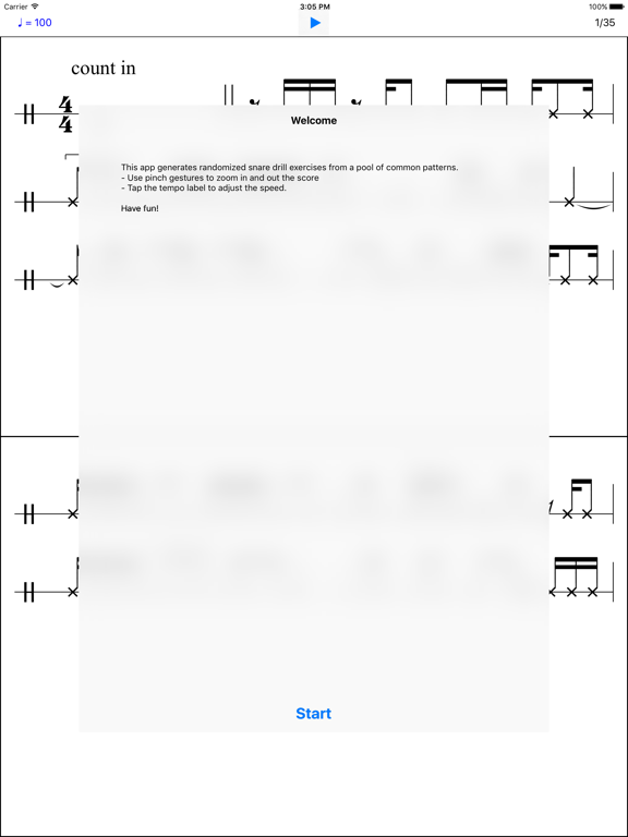 Snare Drill - Sight-Reading Exercises for Drummer