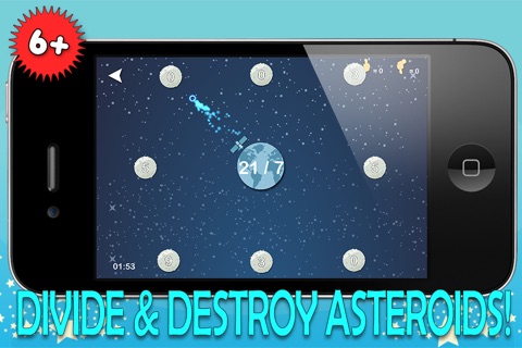 Divisions Asteroids - “Math in Space” learning series screenshot 2