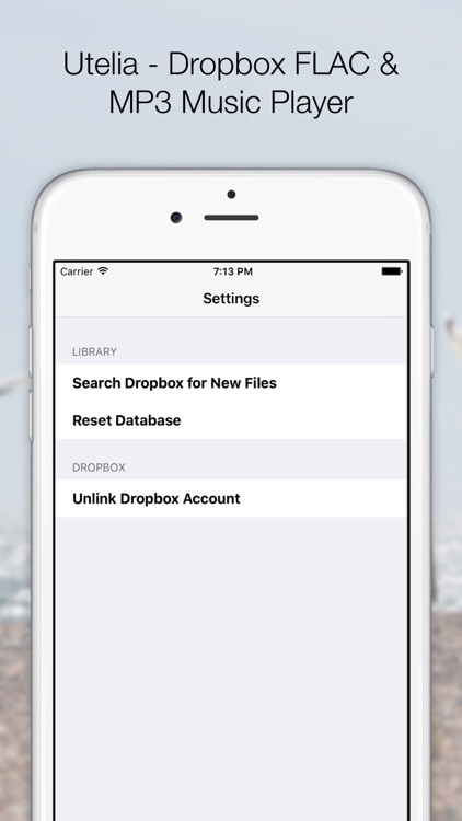 Utelia - Dropbox FLAC & MP3 Music Player screenshot-3