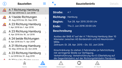 Baustellen-SH iPhone screenshot