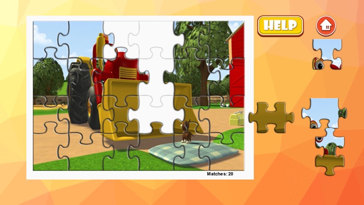 Cartoon Jigsaw Puzzle Box for Tractor Tom