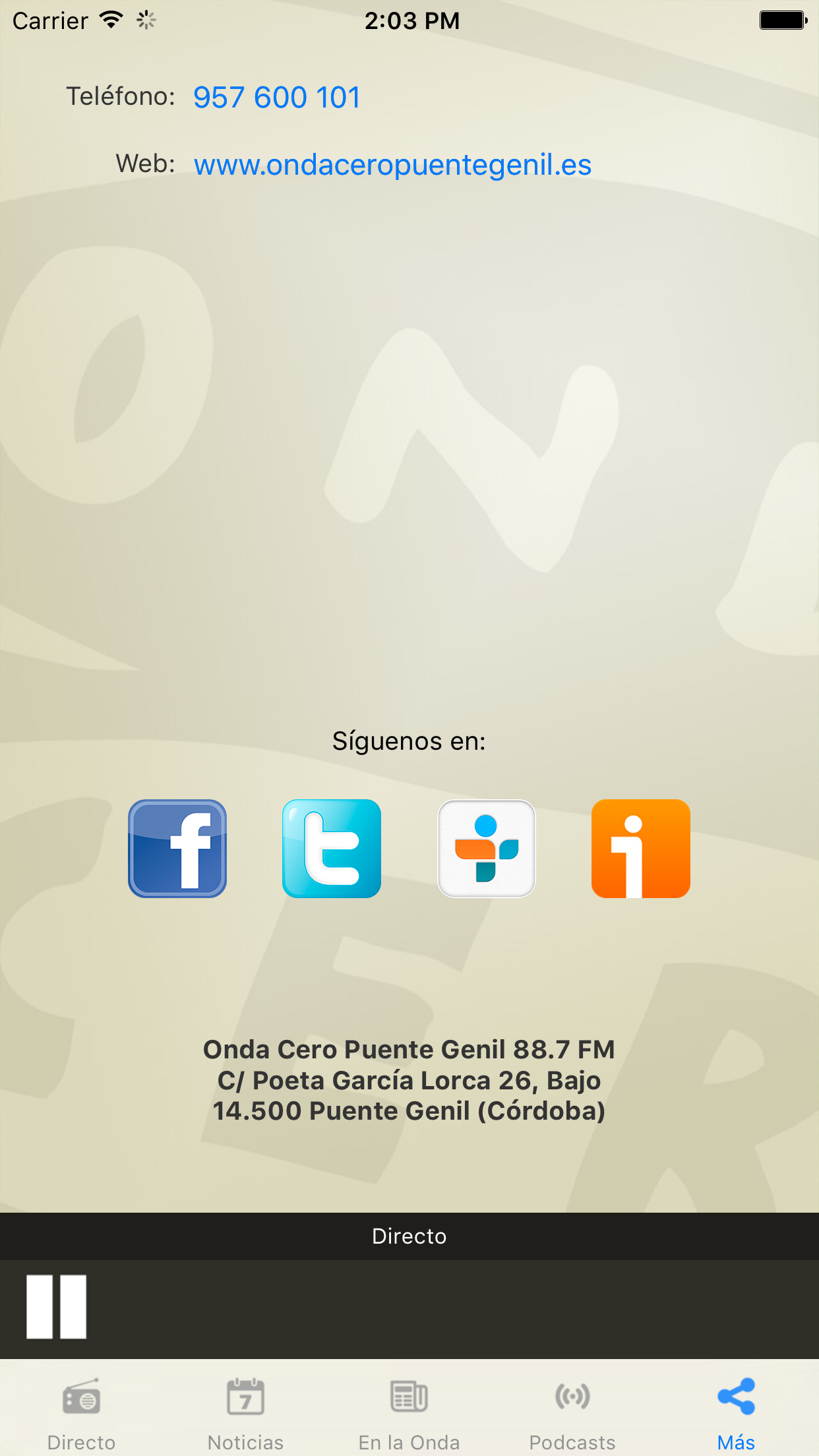 Onda Cero Puente Genil