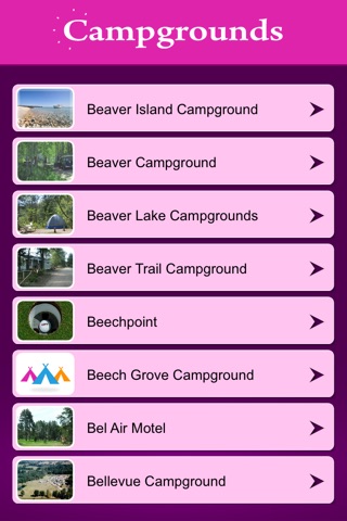 Michigan Campgrounds and RV Parks screenshot 2