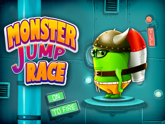 Monster Jump Race-Smash Candy Factory Jumping Game iPad screenshot