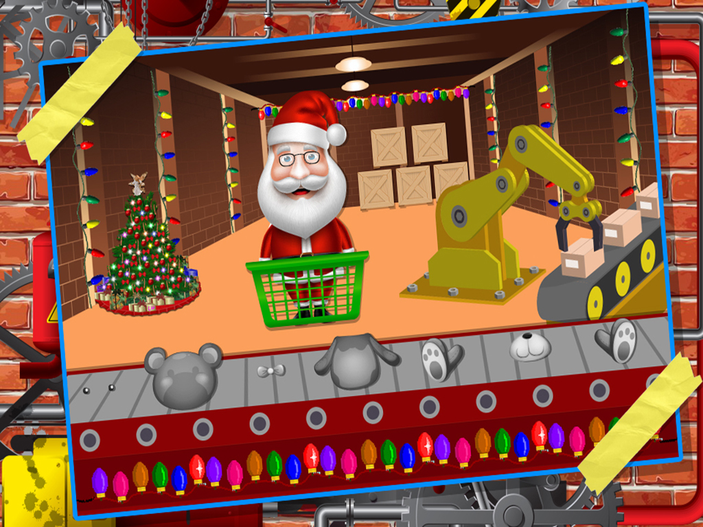 Christmas Toys Factory simulator game - Learn how to make Toys & Christmas gifts in Factory with Santa Claus screenshot 9