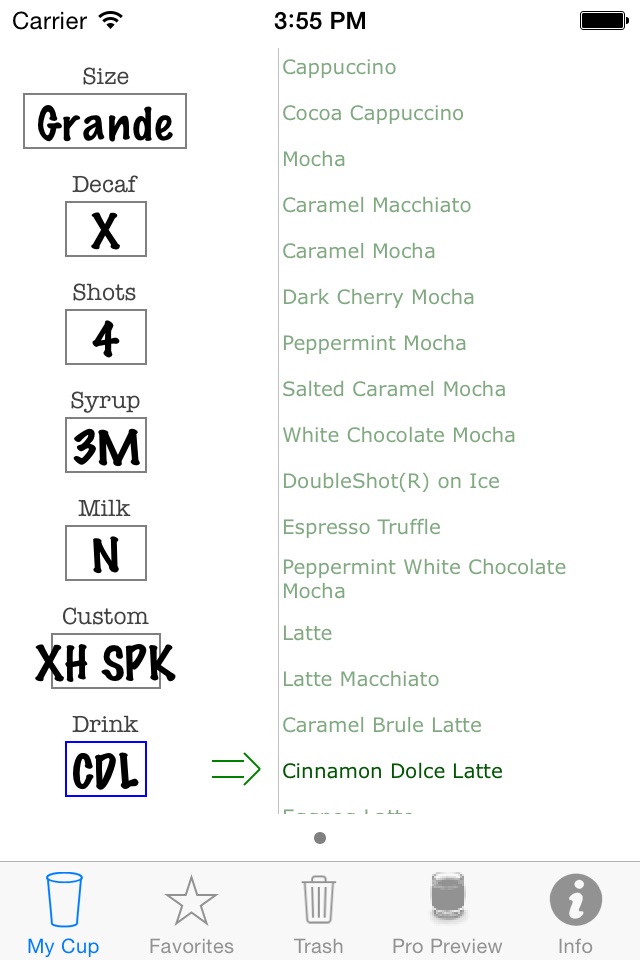 eXpresso!, for Starbucks(R) Coffee screenshot 2