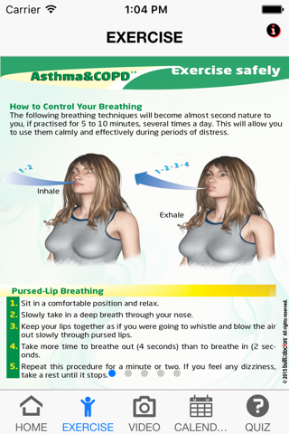 Exercise Asthma & COPD screenshot 2