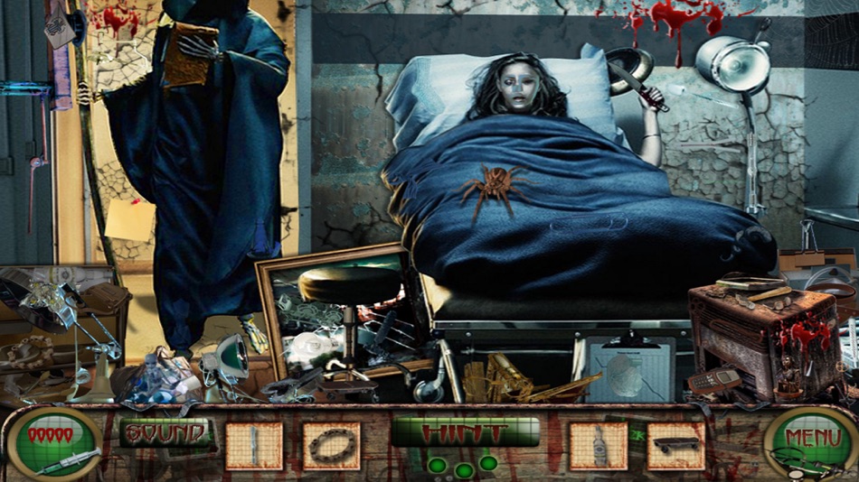 #1. Dead Asylum Hidden Object Game (iOS) Podle: Big Leap Studios