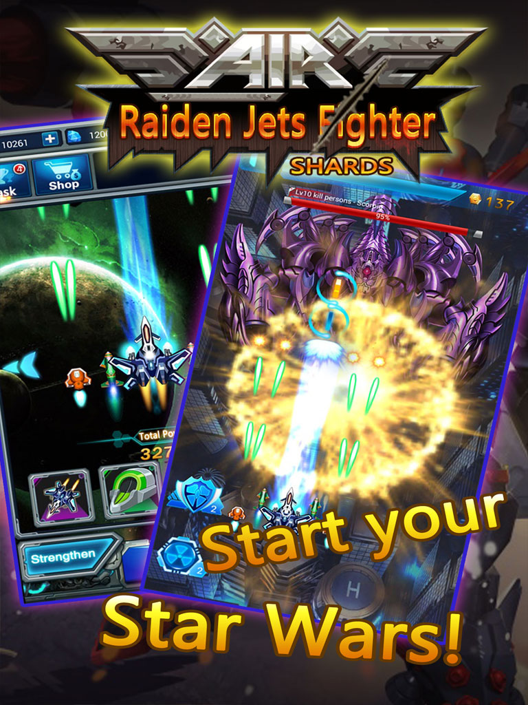 Raiden Jets Fighter: Arcade Craft Shooting Game