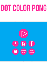 dot color pong - hit the pog to test your reflex in this carom game screenshot