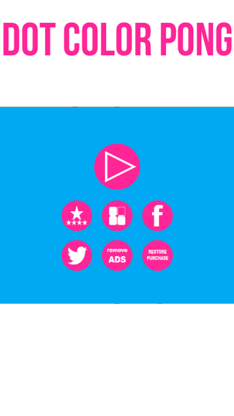 dot color pong - hit the pog to test your reflex in this carom game screenshot 1