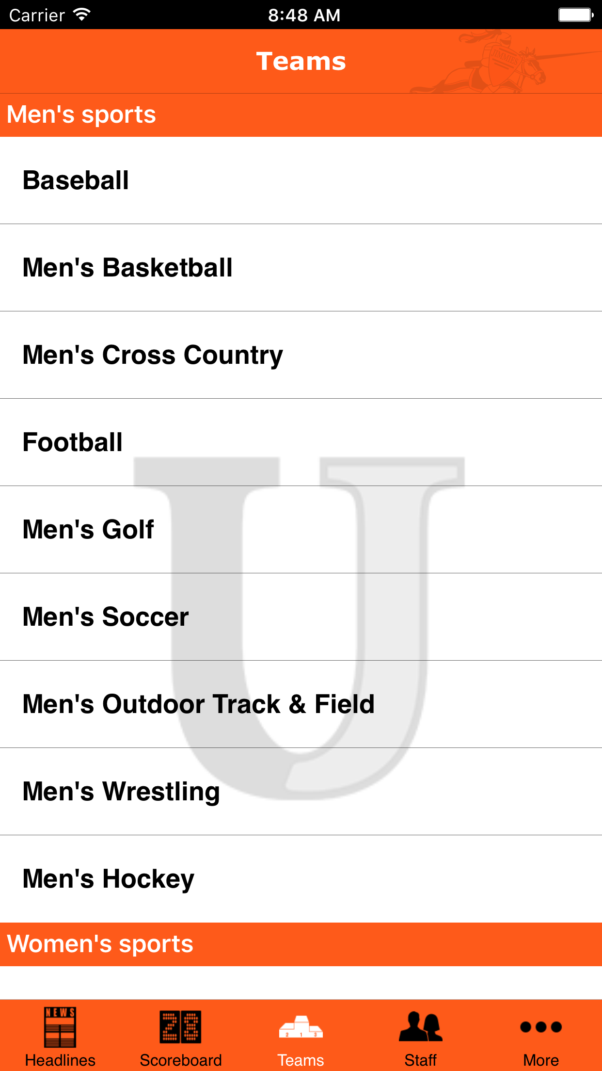 JimmieAthletics.com screenshot 5