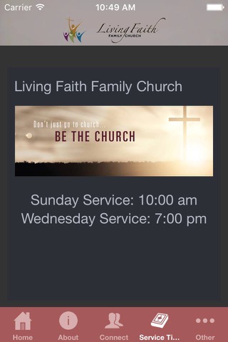 Living Faith Family Church, Torrington screenshot 2