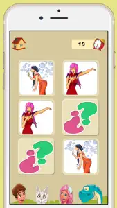 Memory game of top models - Games for brain training for children and adults screenshot #2 for iPhone