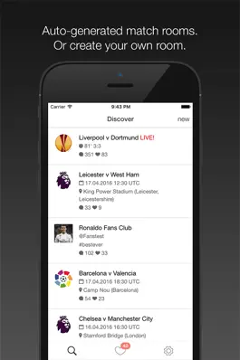 Game screenshot Fanschat - Football/Soccer Live Scores & Live Chat mod apk