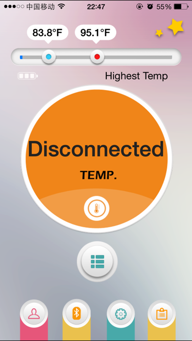 BBT monitor iPhone screenshot