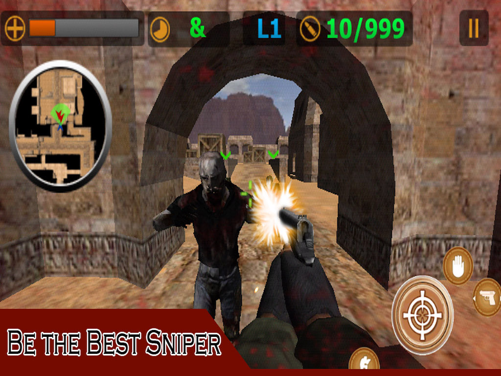 Zombie Sniper 3D - Critical Shooting:  A Real FPS Zombie City 3D Shooting Game screenshot 10