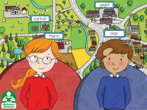 Betsan a Roco yn y Pentref