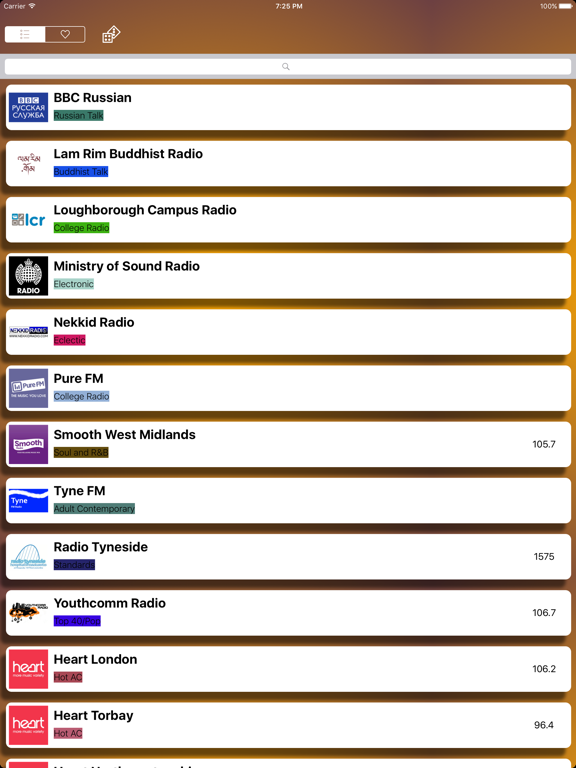 Screenshot #6 pour Radio  - Listen Music , Streaming , News - British Radios FM