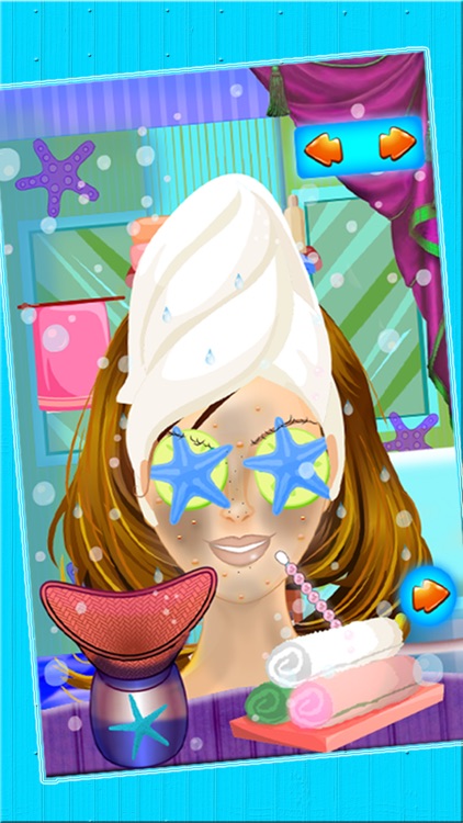 Mermaid Princess Spa Makeover Salon - An Underwater aquatic dress up & make up fairy tale game for girls