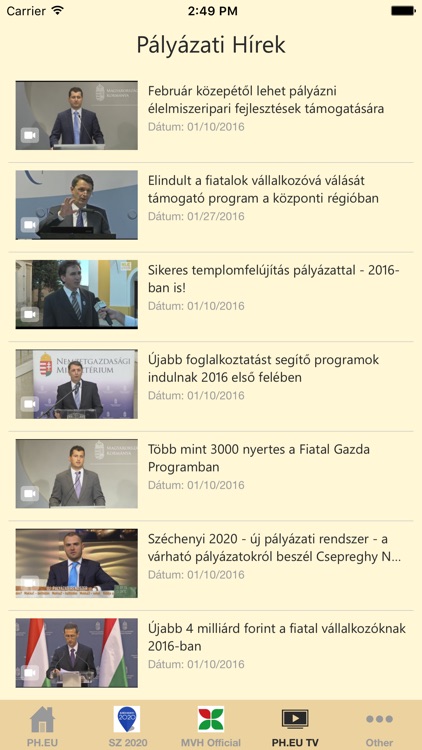 Pályázati Hírek Pro screenshot-3