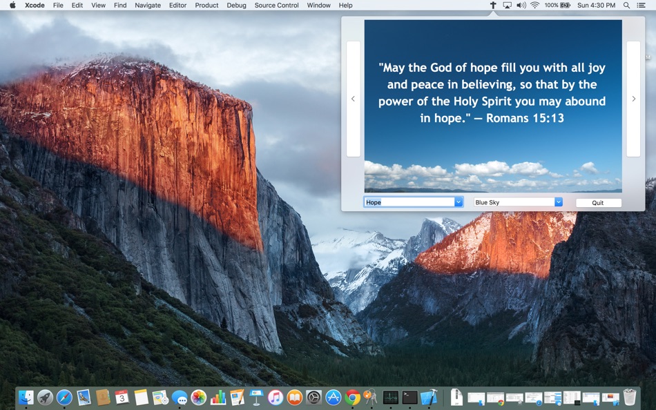#5. Daily Bible Promise (macOS) 由: Flamethrower