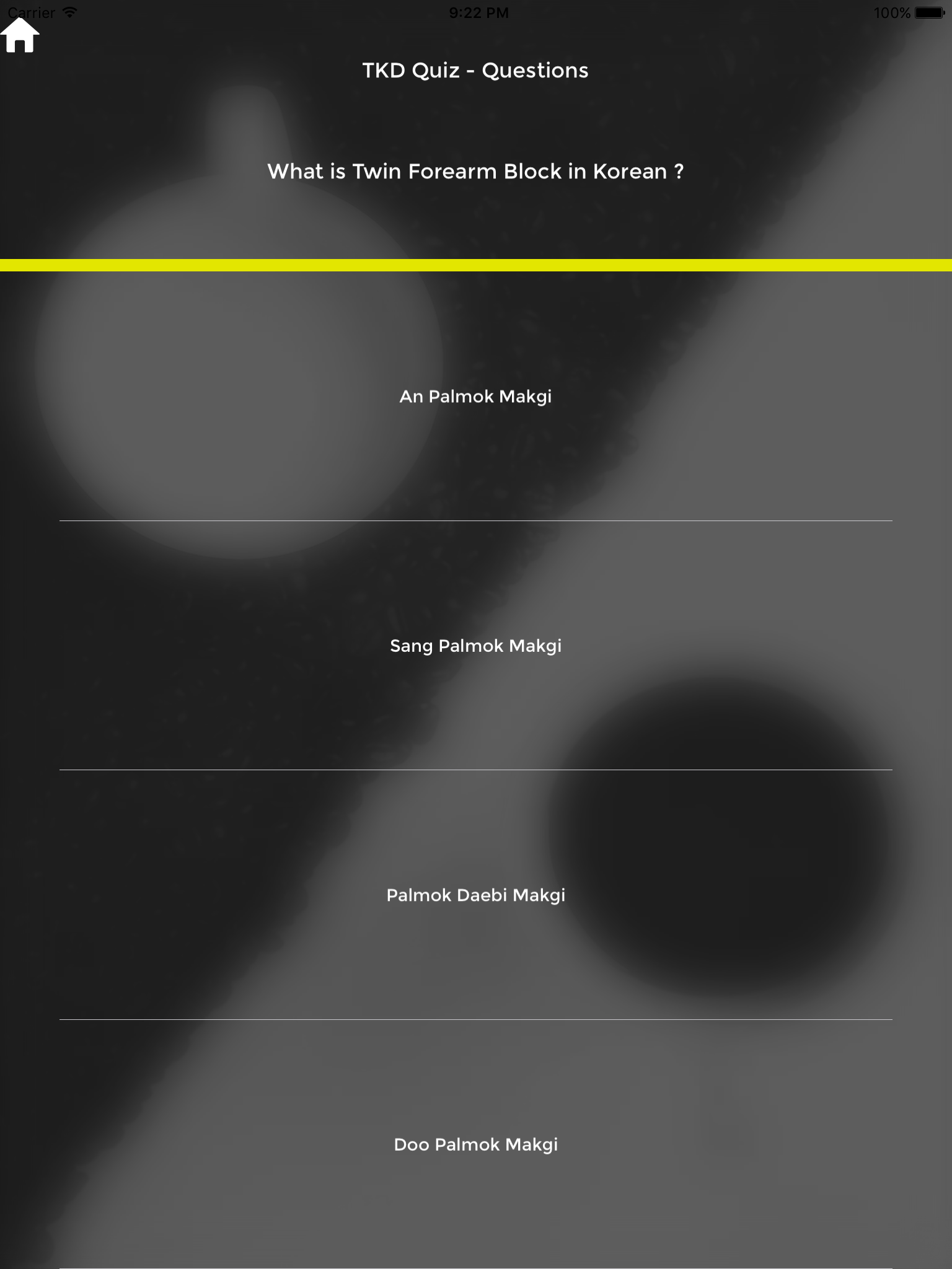TKD Quiz - TAGB TaeKwonDo Grading Questions