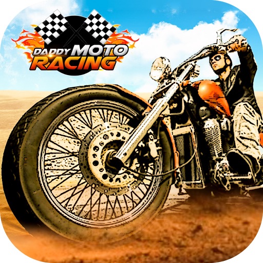 Daddy Moto Racing - Use powerful missile to become a motorcycle racing winner icon