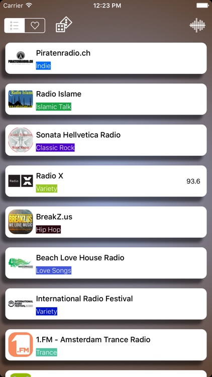 Radio  - Swissradio - Internet Radios