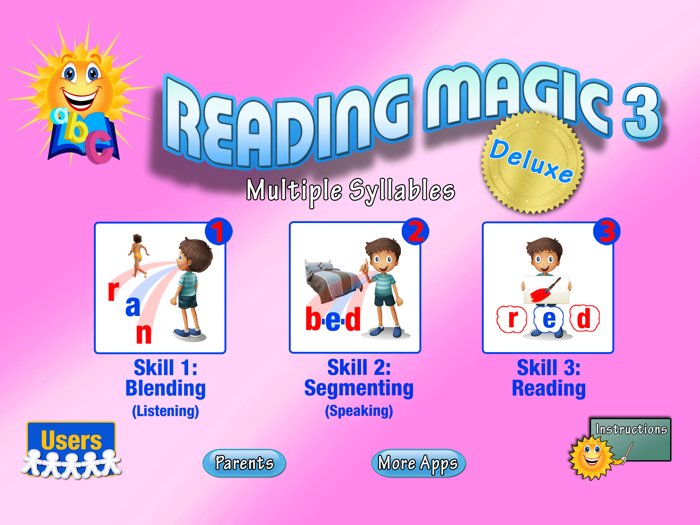 READING MAGIC 3 Deluxe-Learning to Read Consonant Blends Through Advanced Phonics Games
