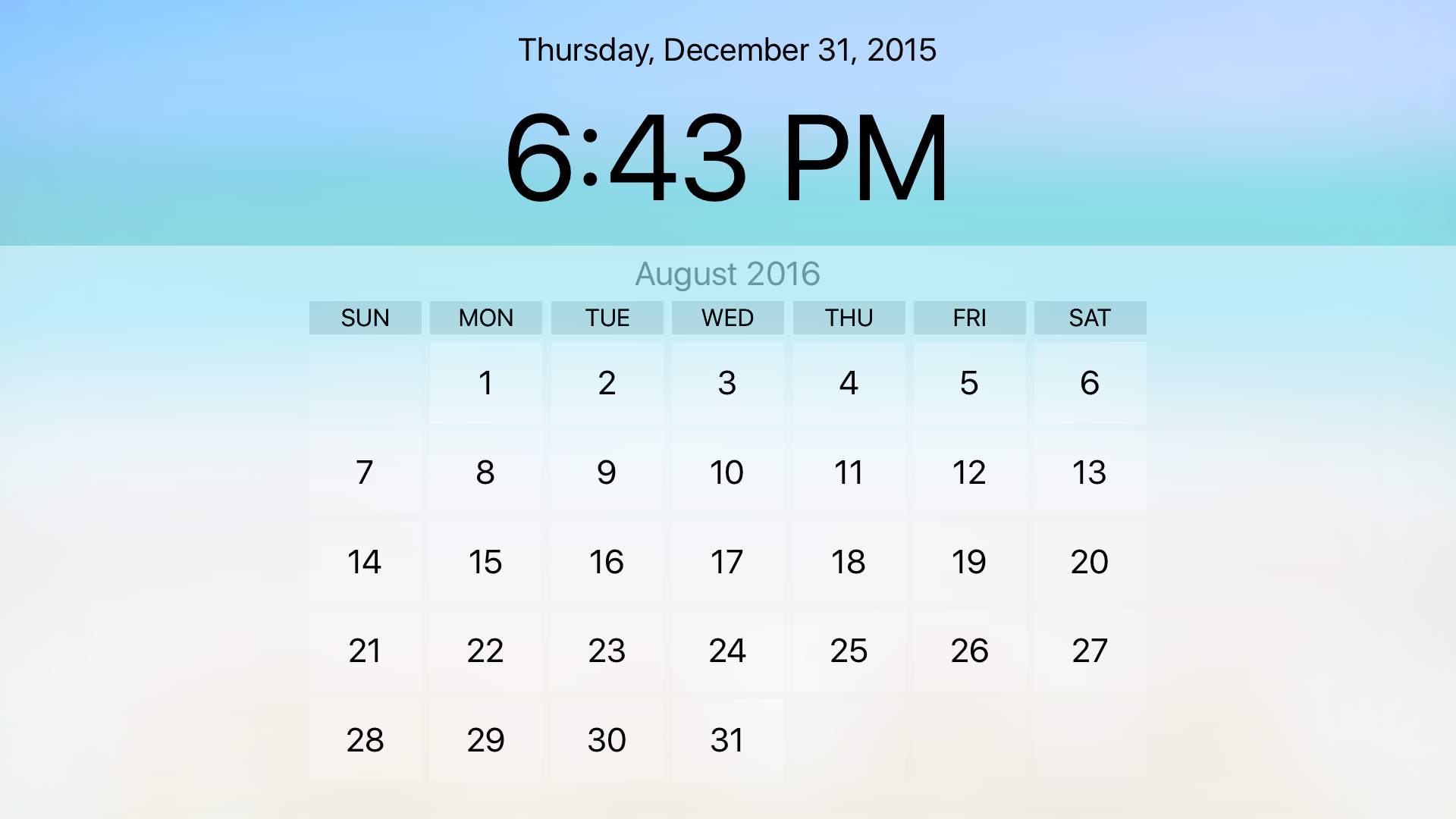 MonthlyCal screenshot 3