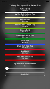 TKD Quiz - TAGB TaeKwonDo Grading Questions screenshot