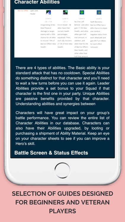 Guide for SW Galaxy of Heroes