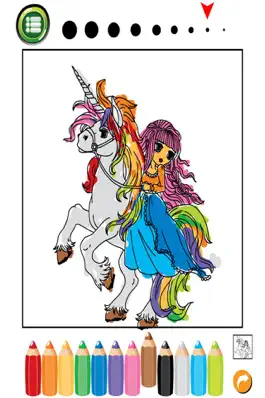 Game screenshot Princess Coloring Book Free For Toddler And Kids! apk