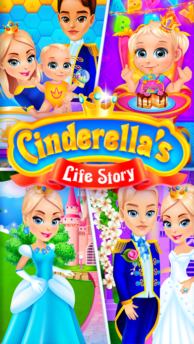 Screenshot #1 pour Cinderella's Life Story - Fairy Tale & Girls Games
