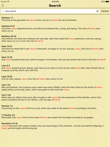 Screenshot #6 pour KJV Bible with Strong's (King James Version)