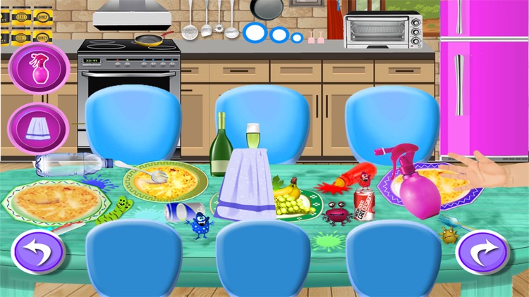 Kitchen Dish Washing & cleaning - Free Fun kids home chef cooking games for girls & kids screenshot-3