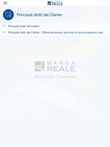 Trasparenza Banca Reale screenshot 2