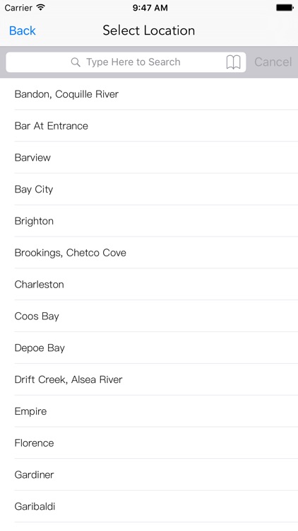Oregon Tide Times